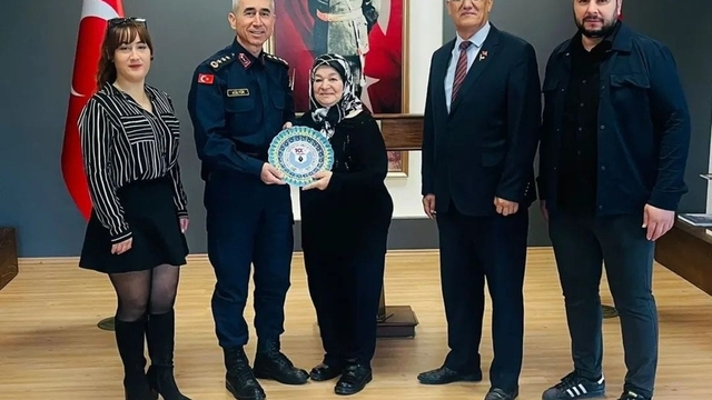 Komutan Vedat Kültür ile yeni yıl hedeflerini görüştüler