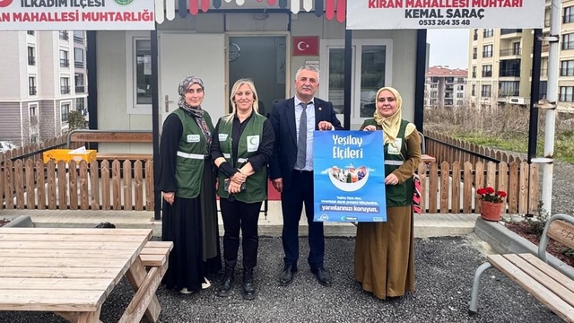Samsun'da Yeşilay Kadın Komisyonundan mahalle muhtarlarına ziyaret