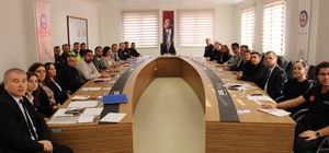 Ergene'de Ulusal Düzey Tatbikat hazırlıkları konuşuldu