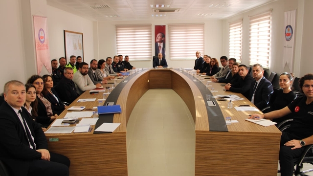 Ergene'de Ulusal Düzey Tatbikat hazırlıkları konuşuldu