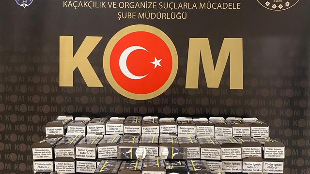 Bayburt'ta kaçak tütün ve alkol operasyonu yapıldı