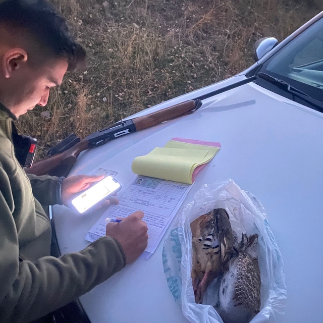 Erciş'te kaçak avcılıkla mücadele çalışması