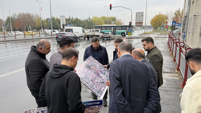 Kayseri'de Kartal Kavşağı ve Bağlantı Yolları Projesi için değerlendirme toplantısı yapıldı