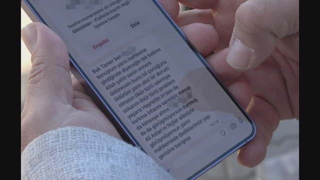 Tehdit edilince duruşmada şikayetini çekti, 2 gün sonra suç duyurusunda bulundu