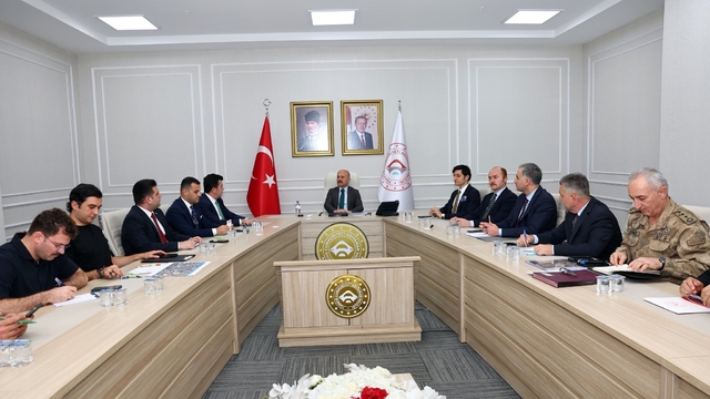 Cumhurbaşkanı Erdoğan'ın Adıyaman ziyareti öncesi güvenlik toplantısı yapıldı