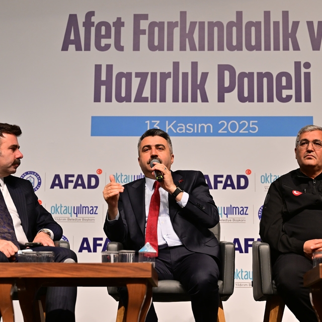 Yıldırım'da afetlere hazırlık paneli
