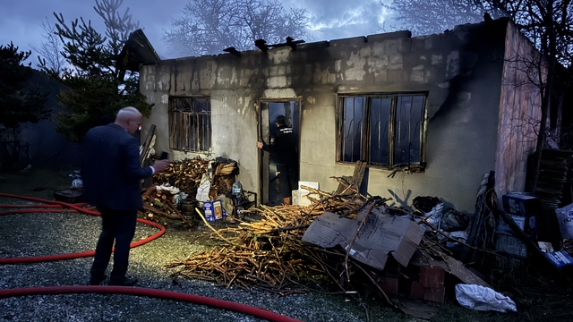 Kastamonu'da evde çıkan yangında 1 kişi yaralandı