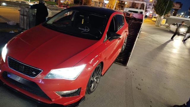 Eskişehir'de drift atan sürücüye 74 bin 336 lira ceza kesildi