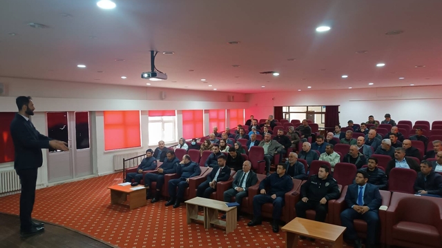Orta'da emniyet ve jandarmadan bilgilendirme toplantıları