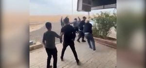 Yediemin otoparkında ücret kavgası kamerada