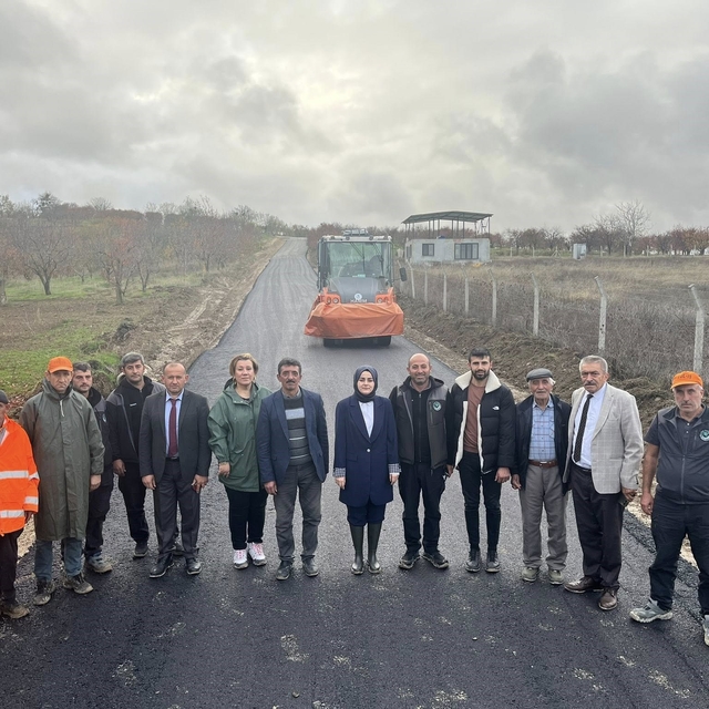 Kaymakam Kılıç, yol çalışmaları yerinde incelendi