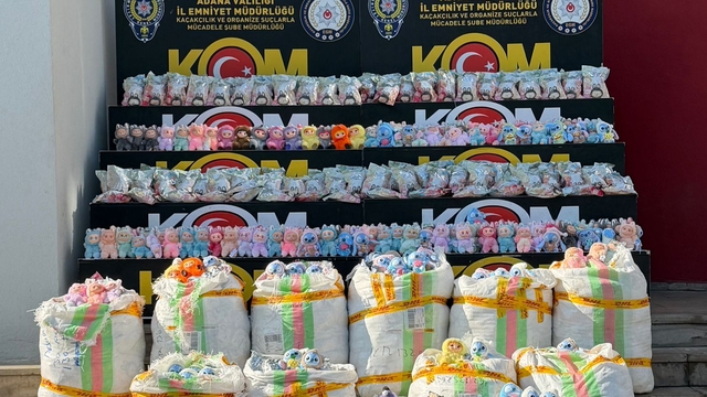Adana'da 2 bin 605 gümrük kaçağı oyuncak ele geçirildi