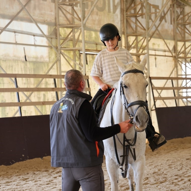 Minik biniciler tatilin keyfini böyle çıkardı