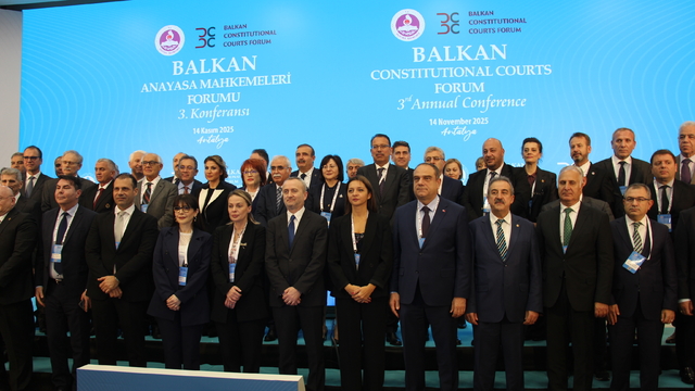 Balkan Anayasa Mahkemeleri Forumu 3. Konferansı Antalya'da yapıldı