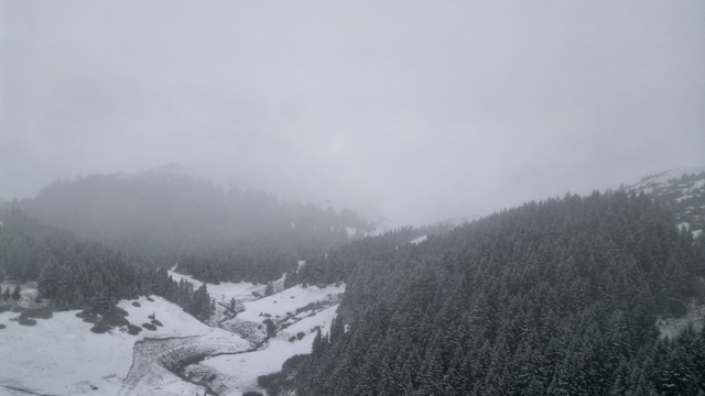 Giresun'da Kümbet Yaylası'na kar yağdı