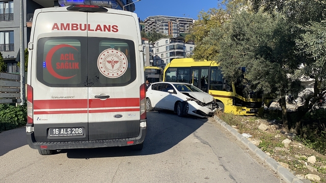 Bursa'da izne gelen uzman çavuş trafik kazasında yaralandı