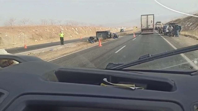 Siirt'te patpat devrildi: 1 yaralı