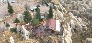Kapadokya'da kaçak yapı için yıkım kararı