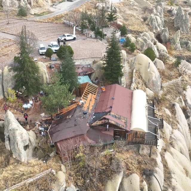 Kapadokya'da kaçak yapı için yıkım kararı