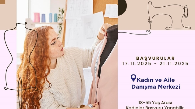 Didim Belediyesi'nden kadınlara özel moda tasarım ve dikiş eğitimi