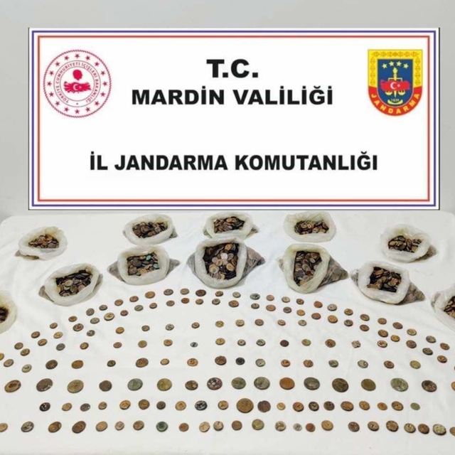 Satmaya çalıştıkları 4 bin 897 sikkeyle yakalanan 2 şüpheli yakalandı