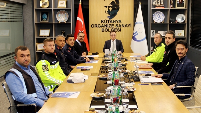 Kütahya OSB'de bağlantı yolu değerlendirme toplantısı