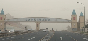 Şanlıurfa'da toz taşınımı