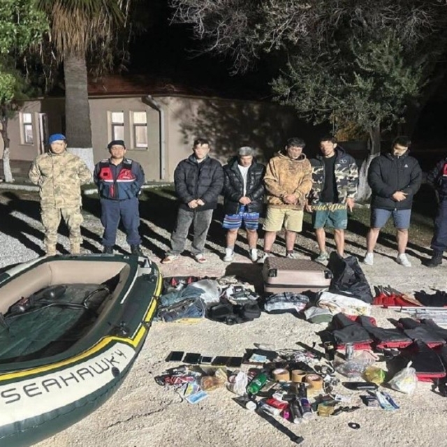 Kuşadası'nda yasa dışı geçiş hazırlığındaki 5 düzensiz göçmen yakalandı