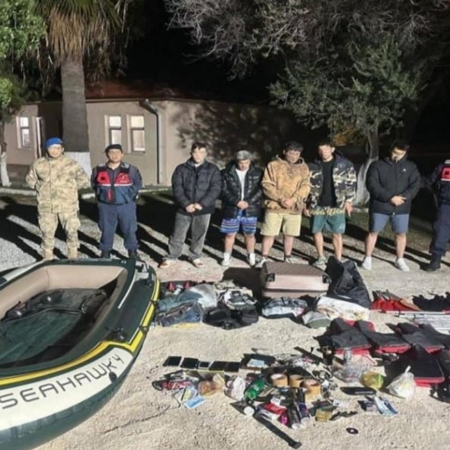 Kuşadası'nda 5 kaçak göçmen yakalandı