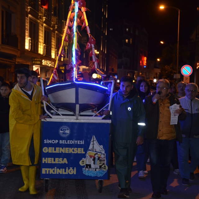 Sinop'ta Helesa yürüyüşü