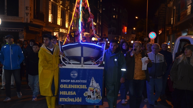 Sinop'ta Helesa yürüyüşü