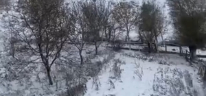 Adana'nın yüksek kesimlerine kar yağdı