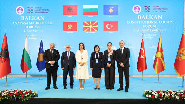 Balkan Anayasa Mahkemeleri Forumu'nda 'Antalya Deklarasyonu' imzalandı