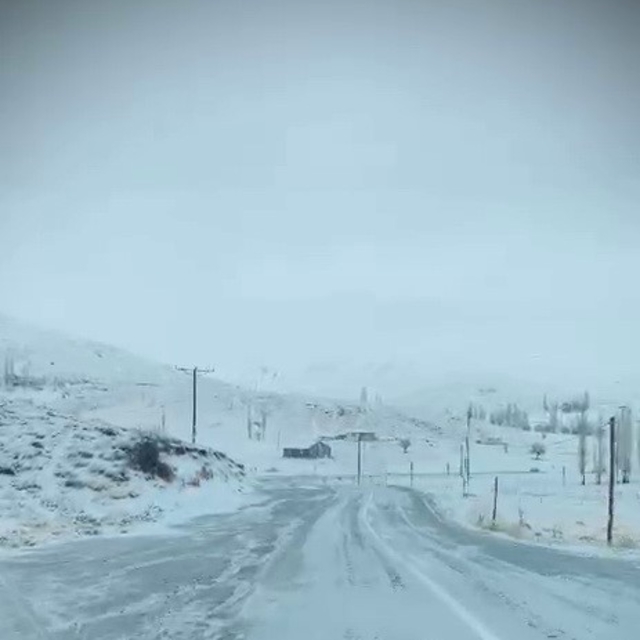 Sincik-Malatya yolunda kar yağışı etkili oluyor
