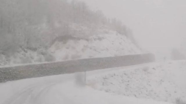 Tunceli'de kar yağışı