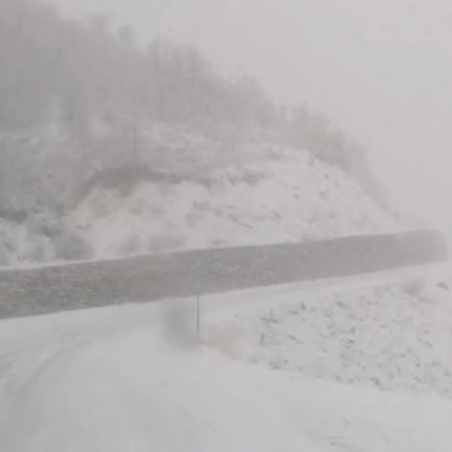Tunceli'de kar yağışı