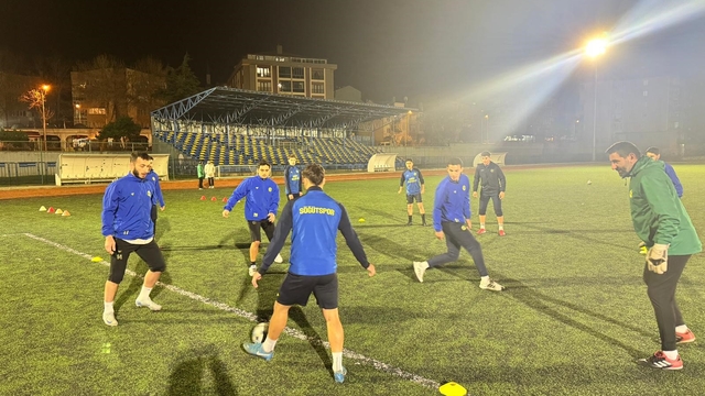 Söğütspor, İznikspor maçı hazırlıklarını tamamladı