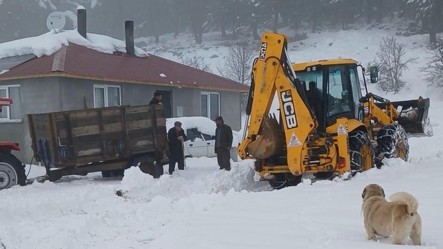 Ordu'da karla kaplı yayla yolları açıldı