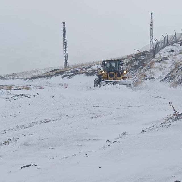 Şırnak'ta kar ve sağanak