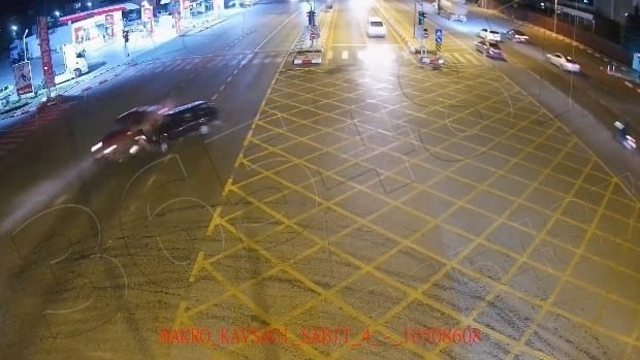 Malatya'da meydana gelen feci kazalar KGYS kameralarında
