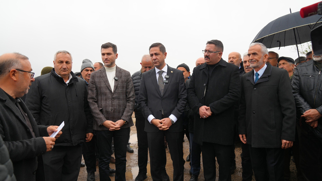 MHP'li Bulut'tan taş ocağına karşı çıkan vatandaşlara destek