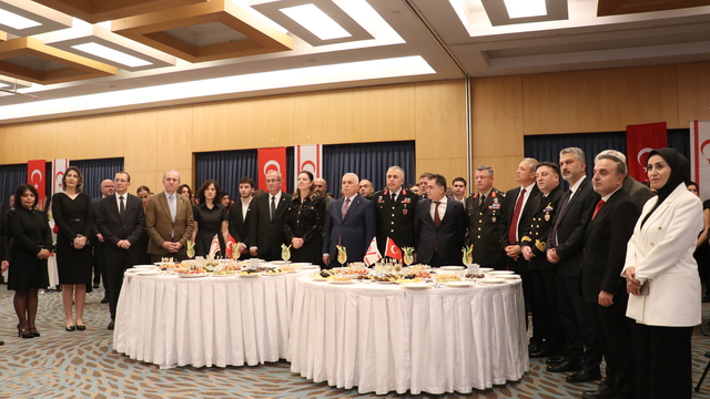 Trabzon'da KKTC'nin 42. kuruluş yıl dönümü dolayısıyla resepsiyon düzenlendi