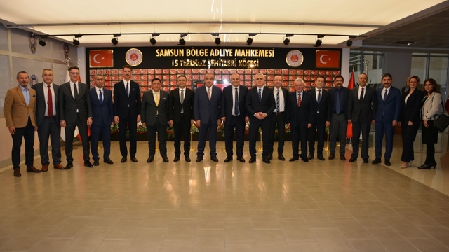 HSK üyelerinden Samsun adliyelerine ziyaret