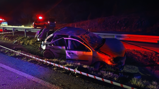 Çorum'da devrilen otomobildeki 1 kişi öldü, 2 kişi yaralandı