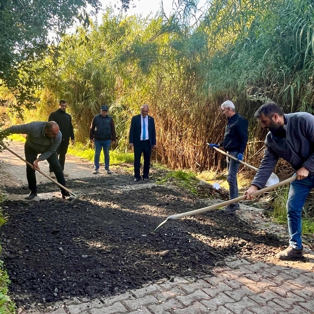 Başkan Yıldırımkaya, çalışmaları yerinde inceledi