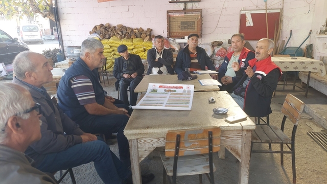 Koçarlı'da üreticilerle şap hastalığı ve tarımsal desteklemeler görüşüldü