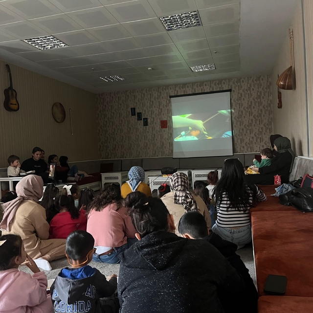 Patnos gençlik merkezinde sinema etkinliği ilgi gördü