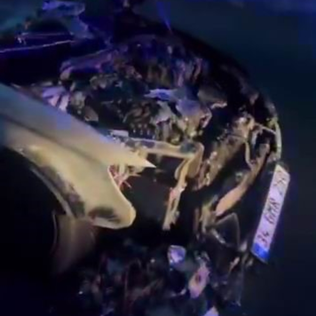 Lüks araç alevlere teslim oldu