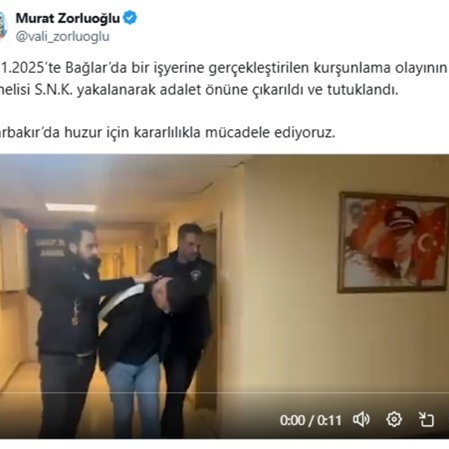 Diyarbakır'da bir iş yerini kurşunlayan şahıs yakalandı