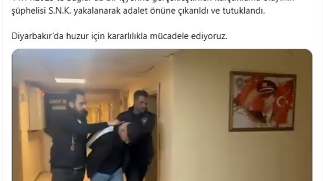 Diyarbakır'da bir iş yerini kurşunlayan şahıs yakalandı